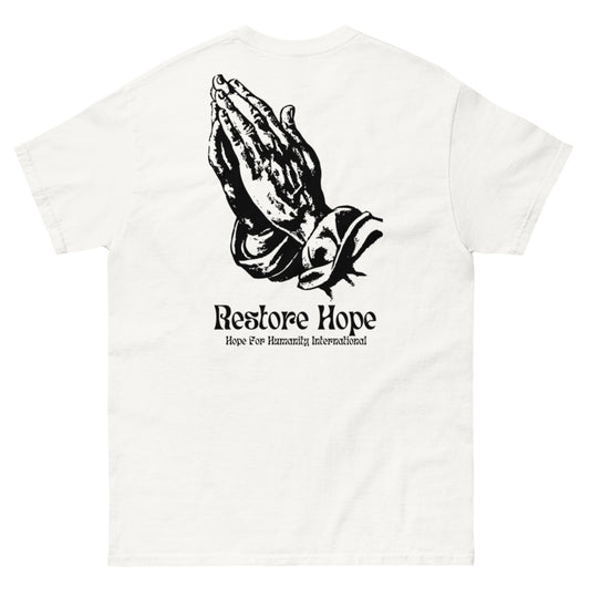 "Restore Hope" Prayer T-Shirt - White